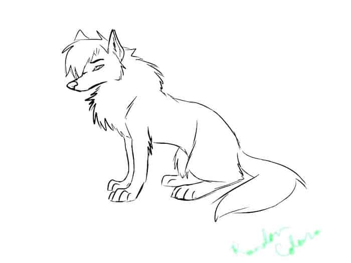 Anime Animals Coloring Pages 1