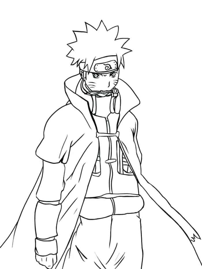 Anime Character Coloring Pages 1