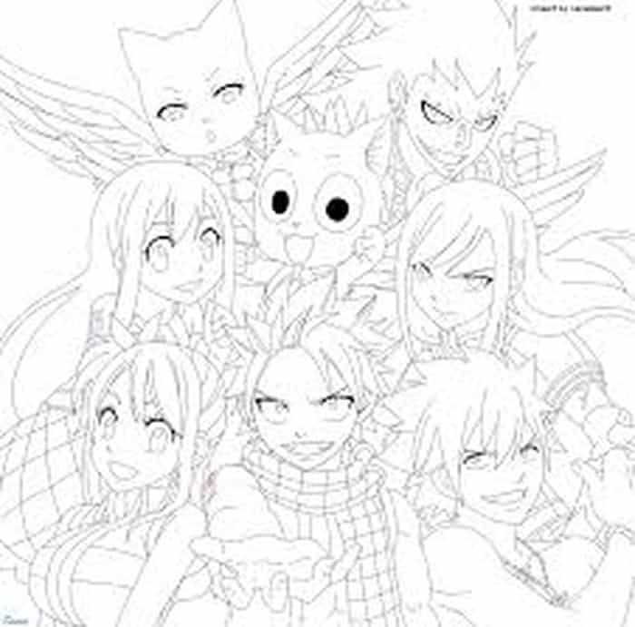 Anime Character Coloring Pages