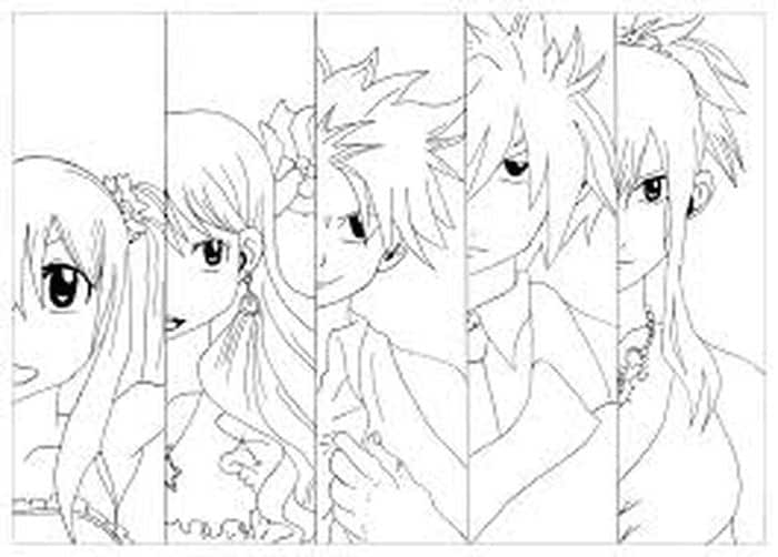 Anime Characters Coloring Pages