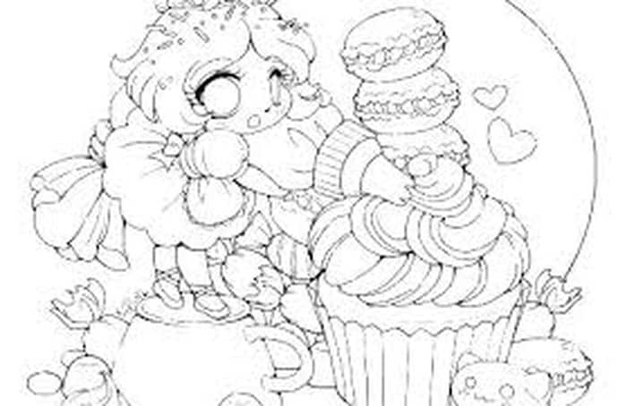 Anime Coloring Pages For Girls