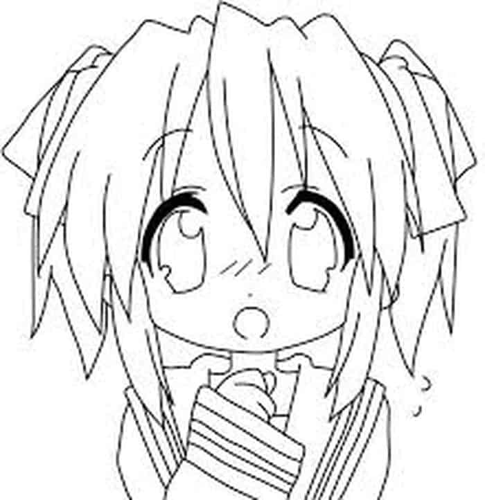 Anime Dog Coloring Pages