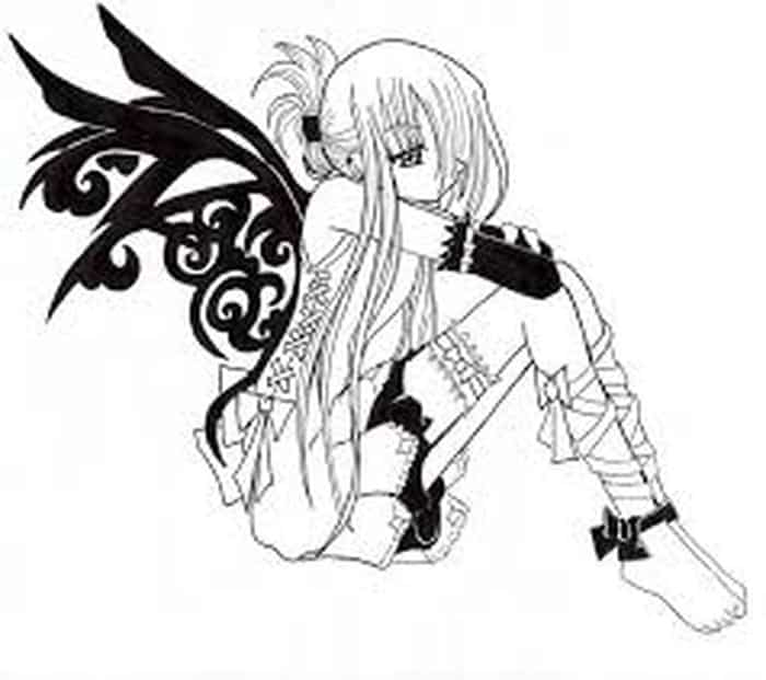 Anime Fairy Coloring Pages