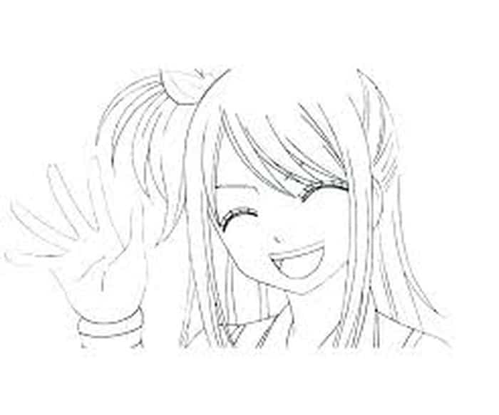Anime Girl Coloring Pages For Kids