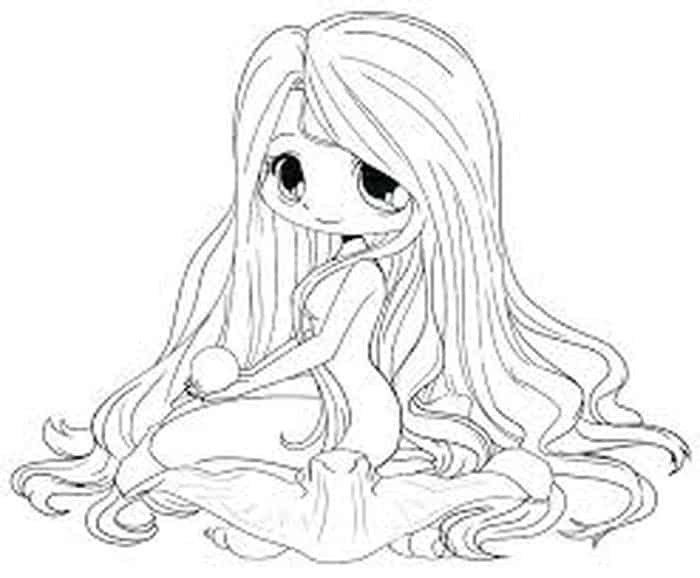 Anime Girl Coloring Pages