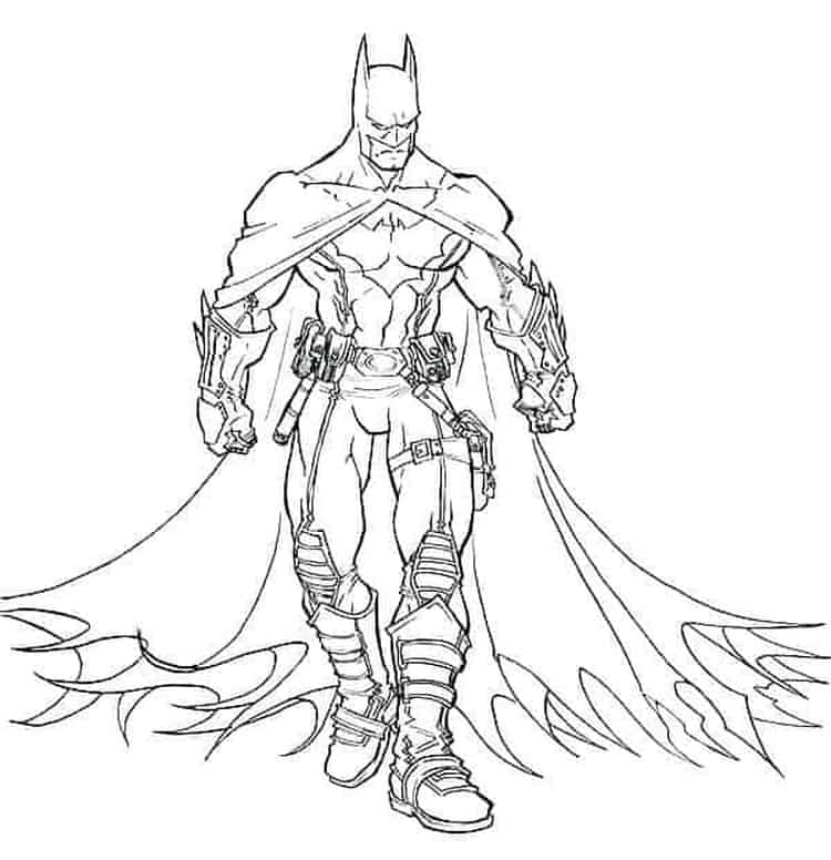 Batman Christmas Coloring Pages
