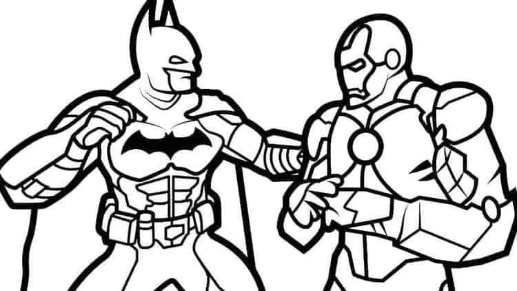 Batman Coloring Book Pages