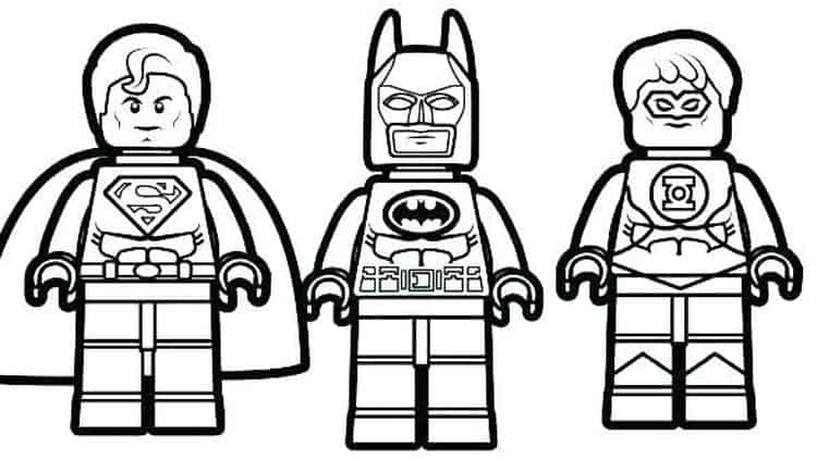 Batman Lego Coloring Pages