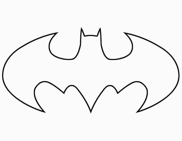 Batman Logo Coloring Pages