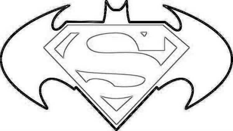 Batman Sign Coloring Pages