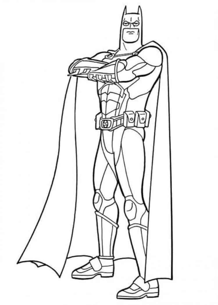 Batman Valentine Coloring Pages