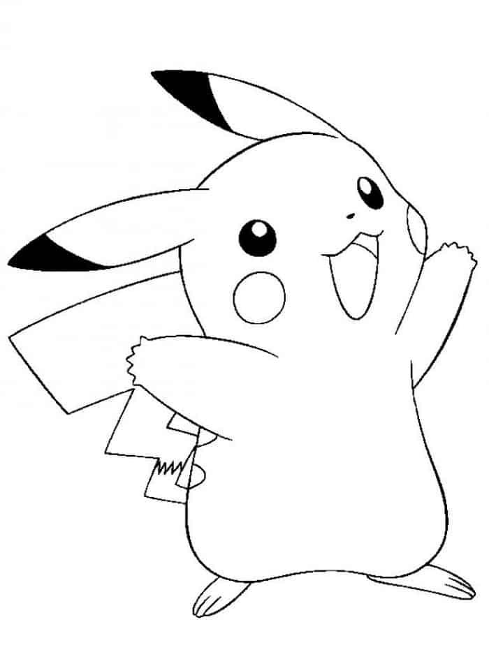 Captain Pikachu Coloring Pages