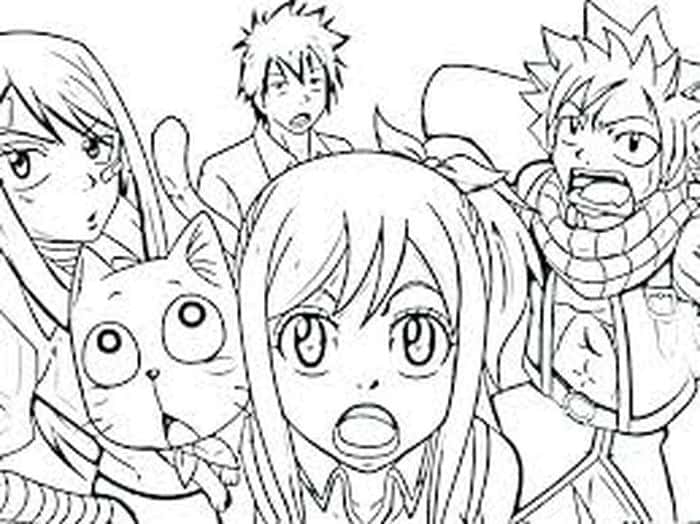 Chibi Anime Coloring Pages