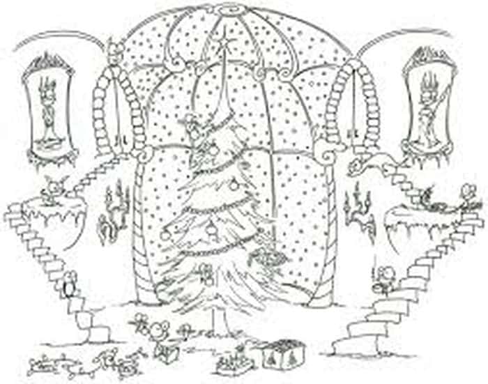 Christmas Adult Coloring Pages