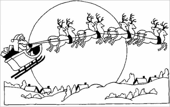 Christmas Coloring Pages Printable 1
