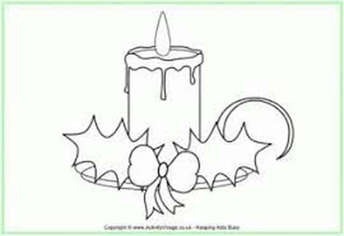 Christmas Lights Coloring Pages