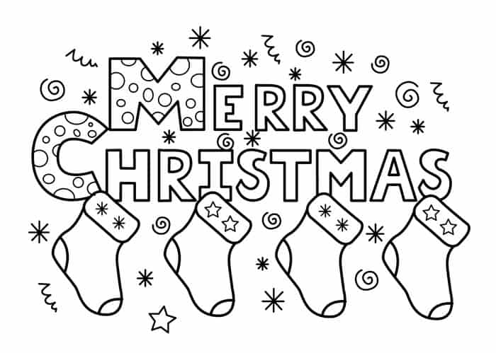 Christmas Ornaments Coloring Pages 1
