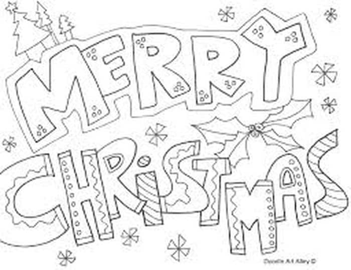 Christmas Ornaments Coloring Pages