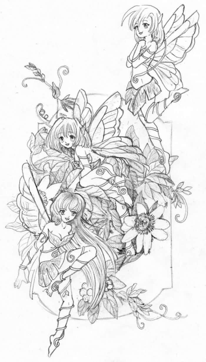 Coloring Pages For Adults Fairy