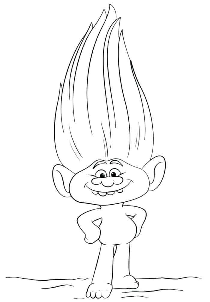 Coloring Pages For Trolls