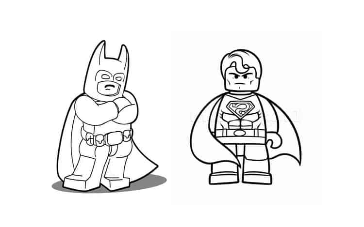 Coloring Pages Lego Batman