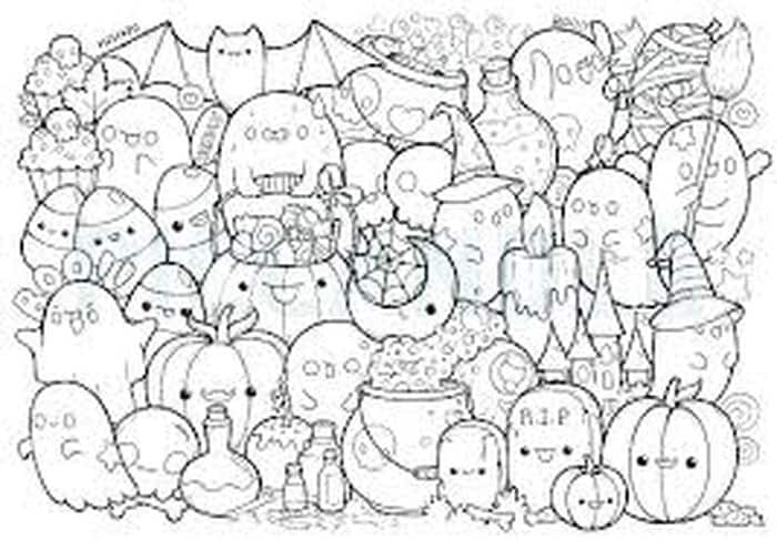 Cute Anime Coloring Pages