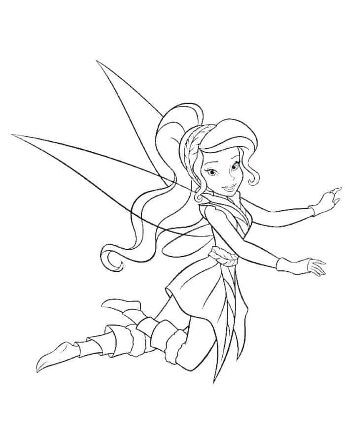 Cute Fairy Coloring Pages