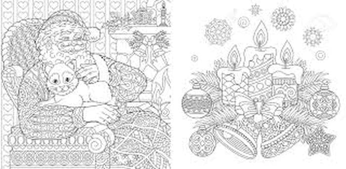 Easy Christmas Coloring Pages