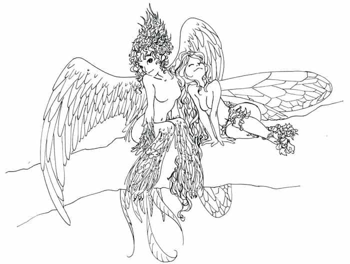 Fairy Coloring Pages Printable