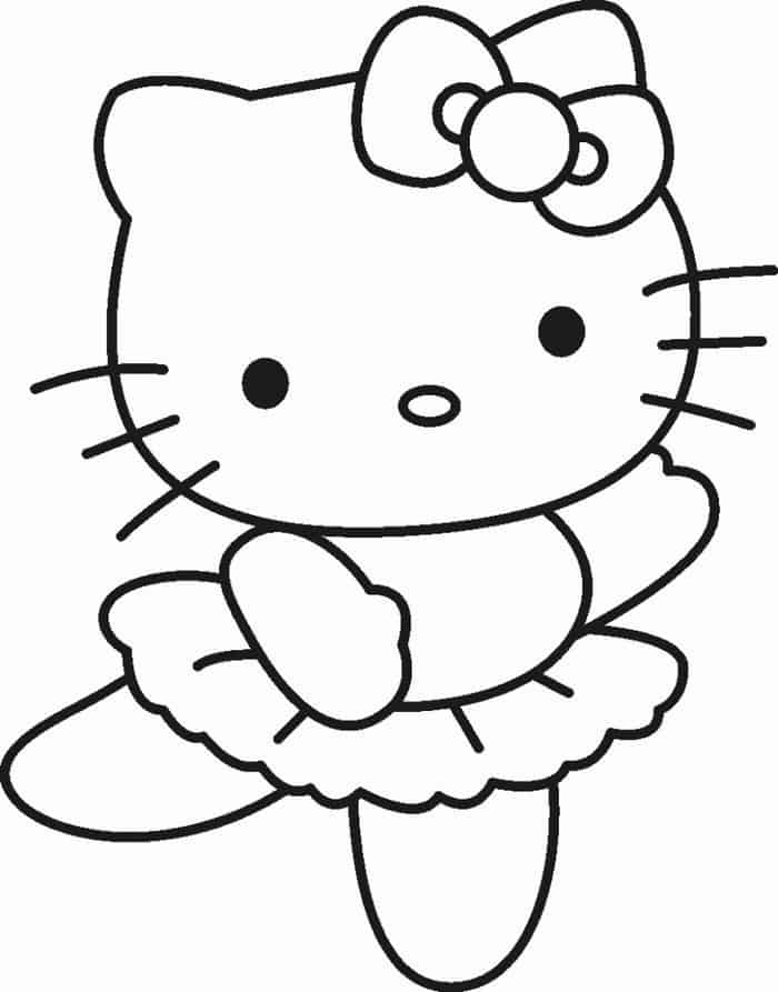 Free Hello Kitty Coloring Pages