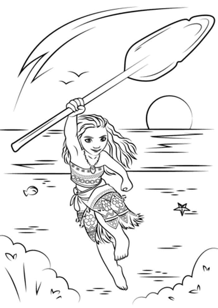 Free Moana Coloring Pages To Print