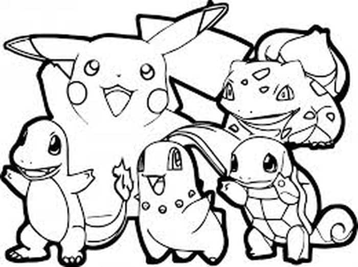 Free Pikachu Coloring Pages