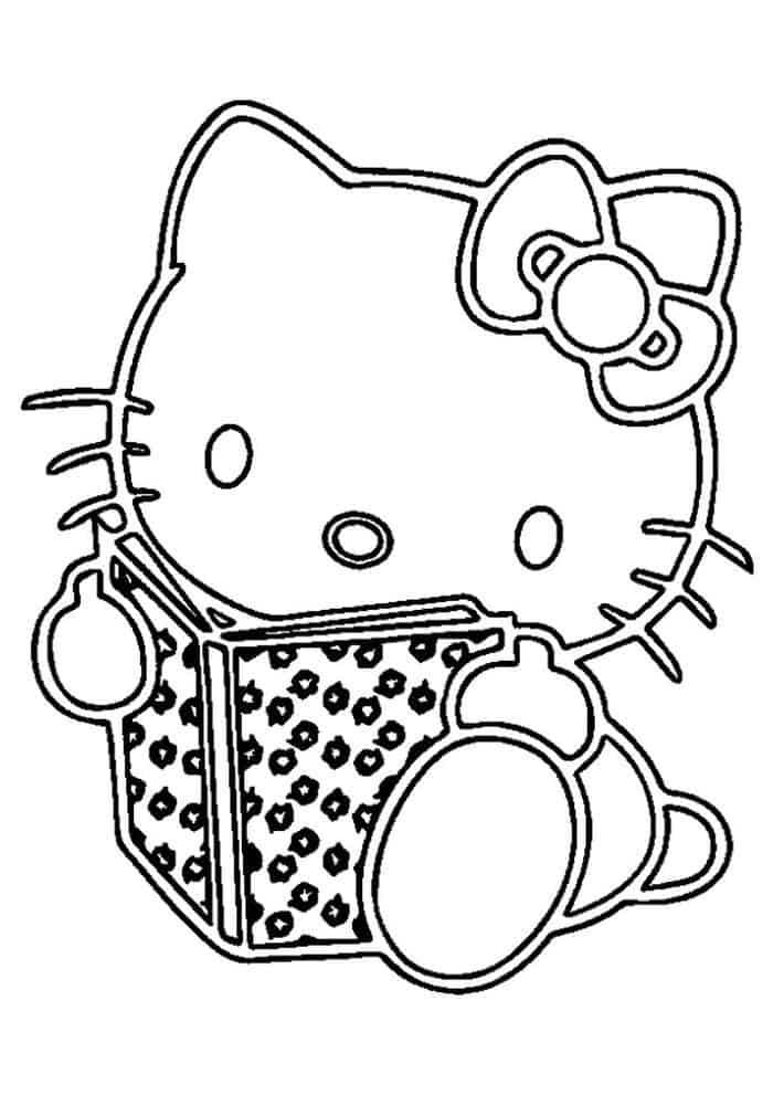 Free Printable Hello Kitty Coloring Pages