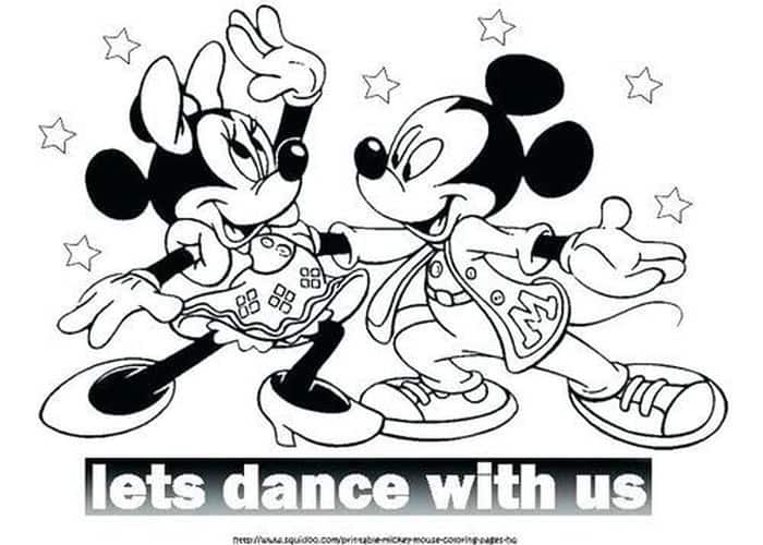 Free Printable Mickey Mouse Coloring Pages