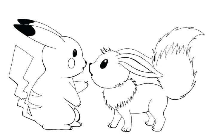 Free Printable Pikachu Coloring Pages 1