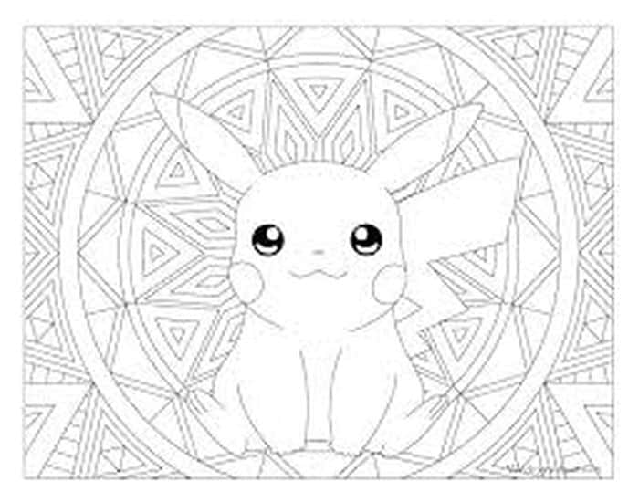 Free Printable Pikachu Coloring Pages