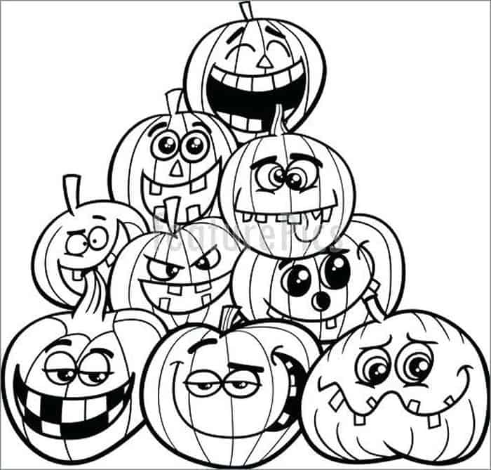 Free Printable Pumpkin Coloring Pages