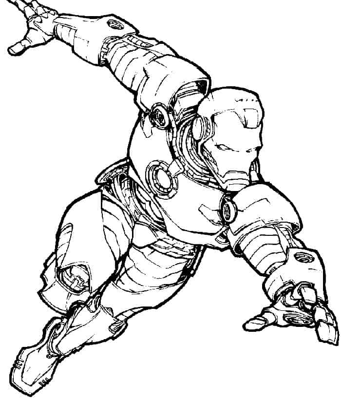 Free Printable Superhero Coloring Pages Pdf