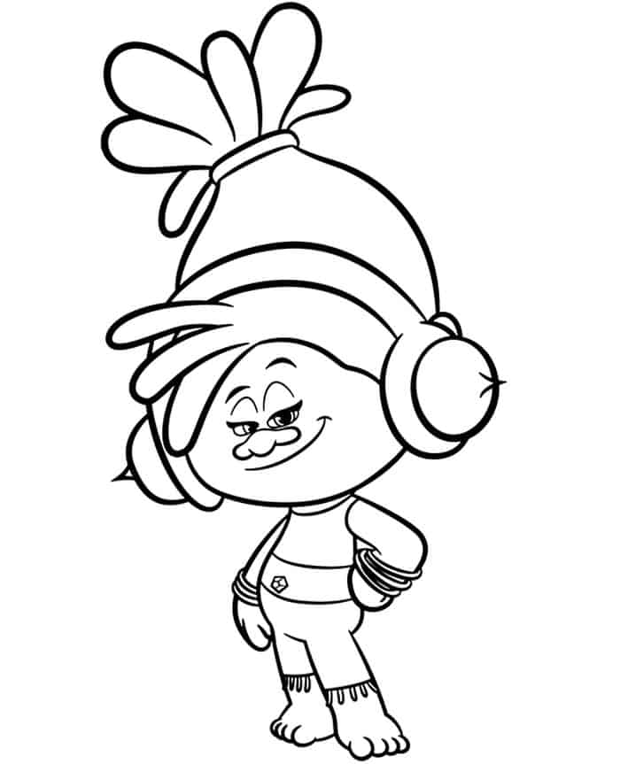 Free Printable Trolls Coloring Pages