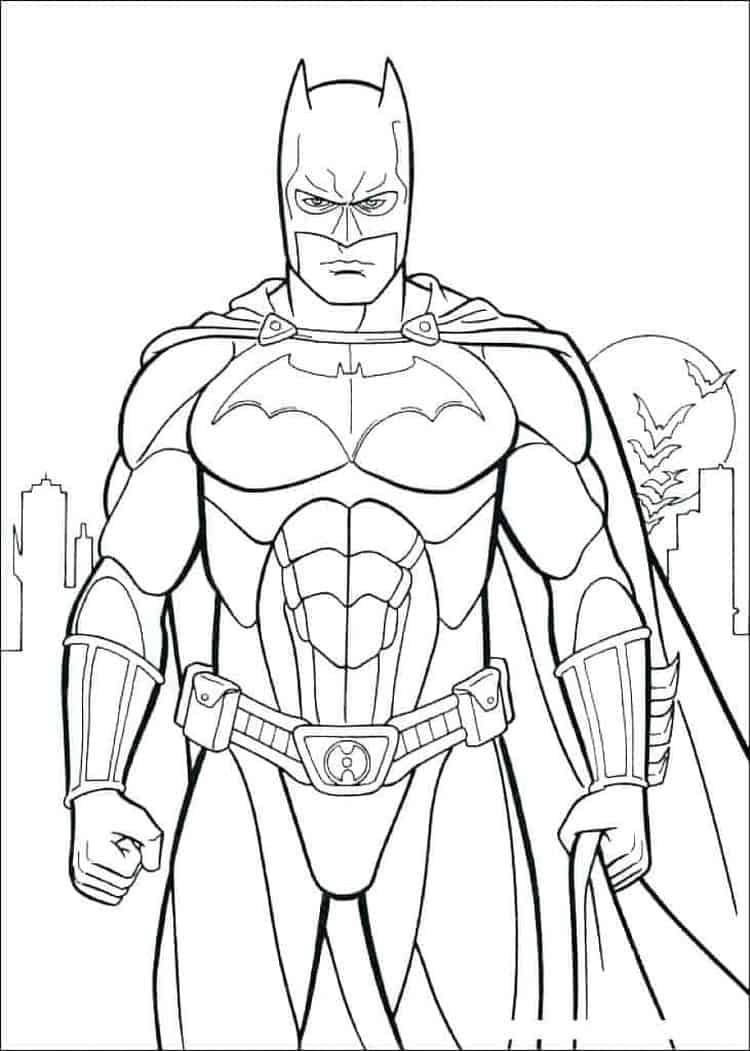 Free Batman Coloring Pages