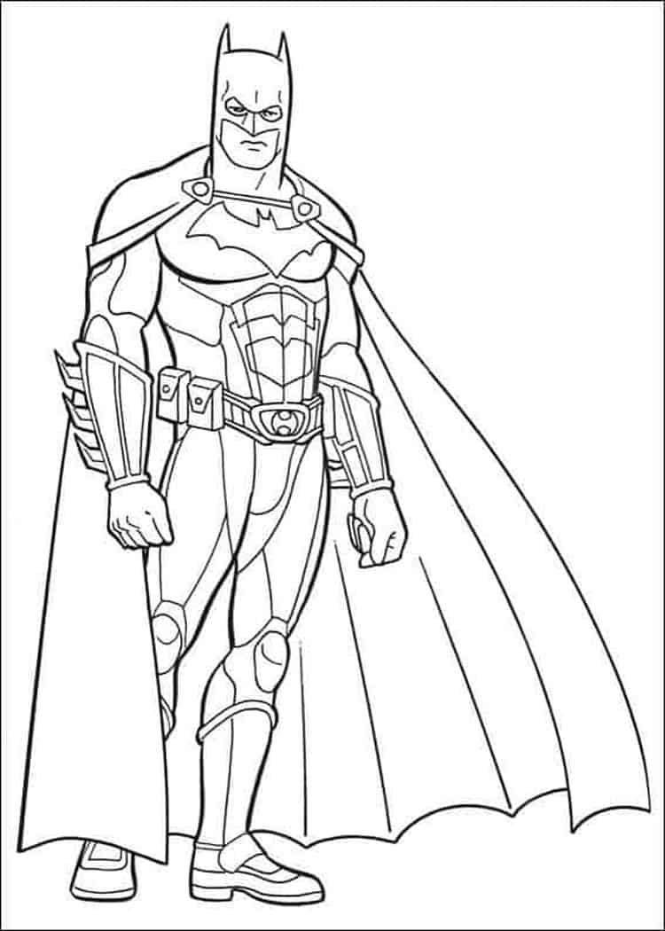 Free Coloring Pages Batman