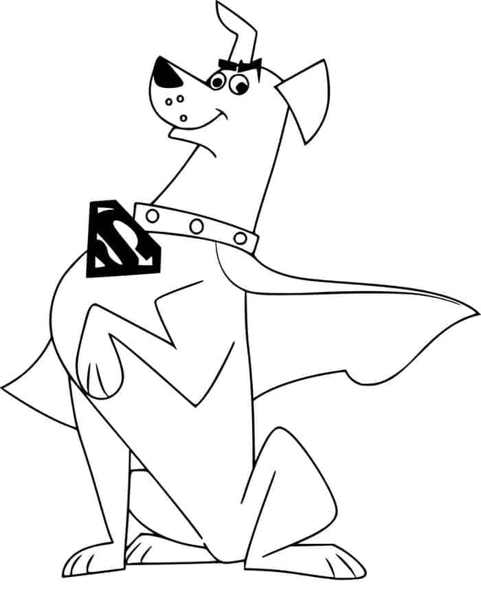 Generic Superhero Coloring Pages
