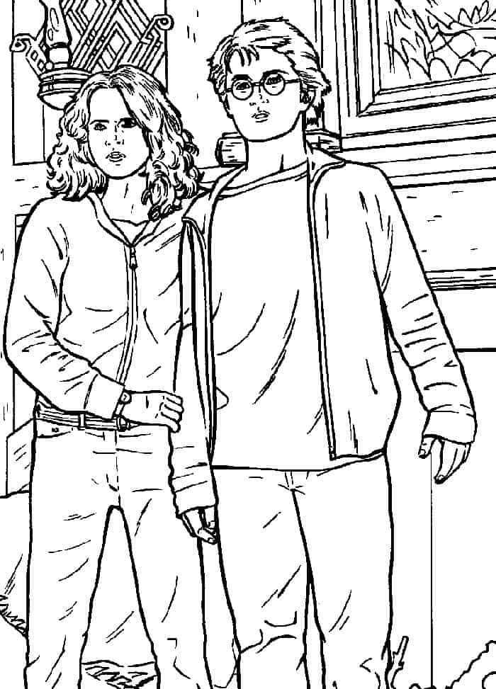 Harry Potter Adult Coloring Pages 1