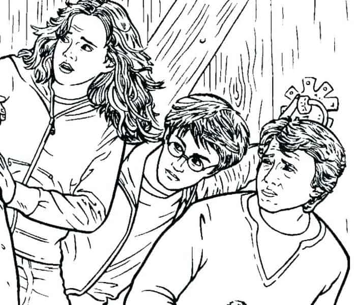 Harry Potter Characters Coloring Pages