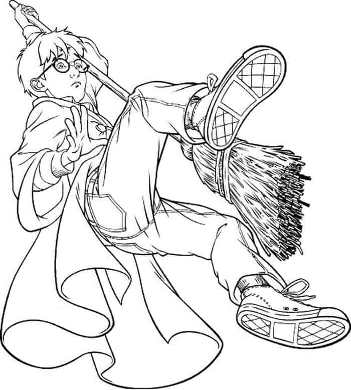 Harry Potter Coloring Pages Free 1