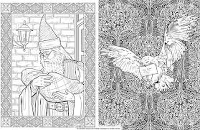 Harry Potter Coloring Pages Hogwarts Crest