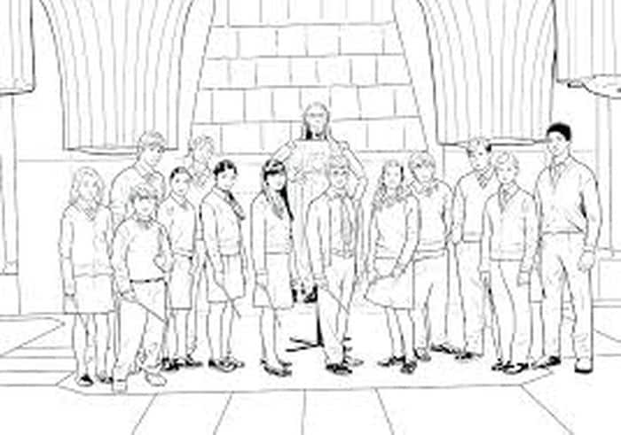 Harry Potter Coloring Pages Printable