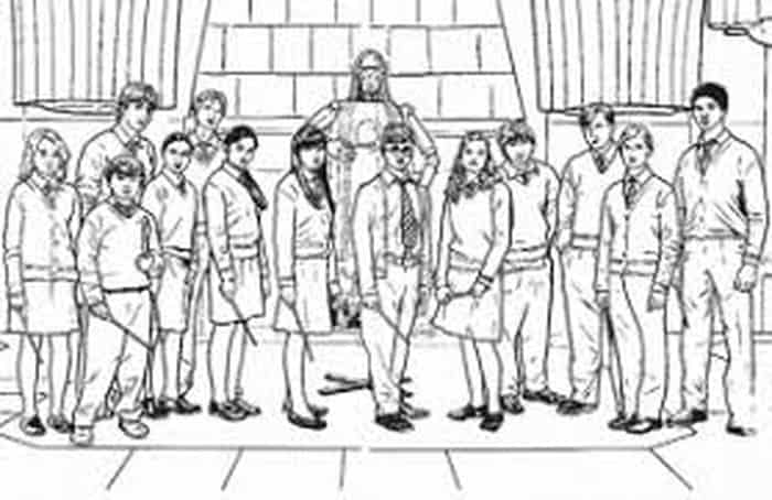 Harry Potter Coloring Pages Slytherin