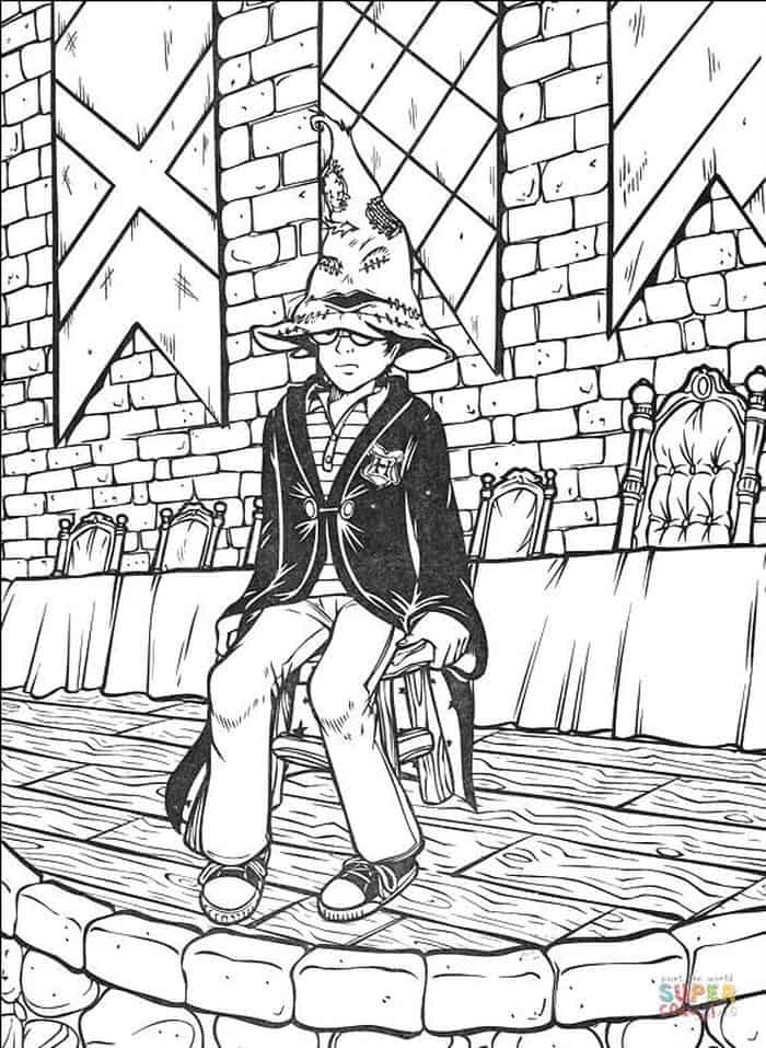 Harry Potter Crest Coloring Pages 1
