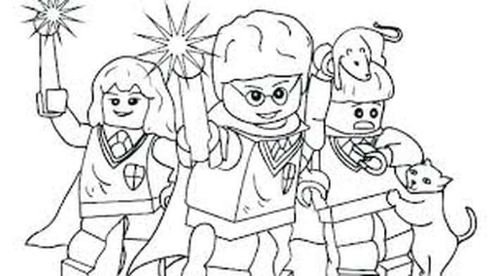 Harry Potter Lego Coloring Pages